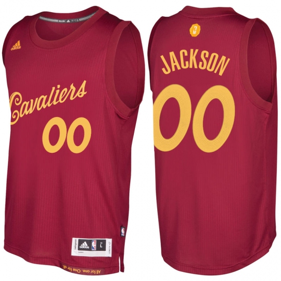 Men's Cleveland Cavaliers #00 Chris Andersen 2016-2017 Christmas Day Burgundy NBA Swingman Jersey - Ujersey