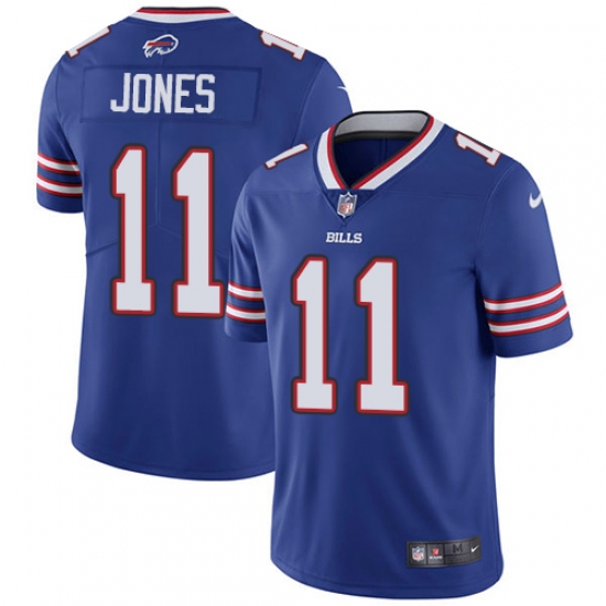 Men's Nike Buffalo Bills #11 Zay Jones Royal Blue Team Color Vapor Untouchable Limited Player NFL Jersey - Ujersey