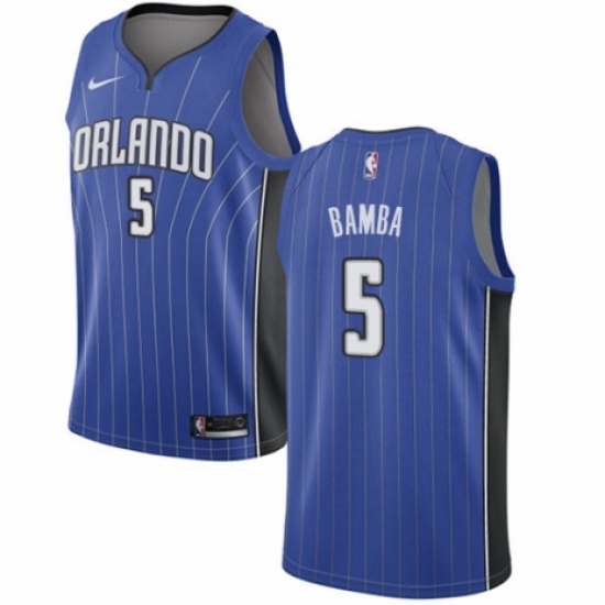 Women's Nike Orlando Magic #5 Mohamed Bamba Swingman Royal Blue NBA Jersey - Icon Edition - Ujersey