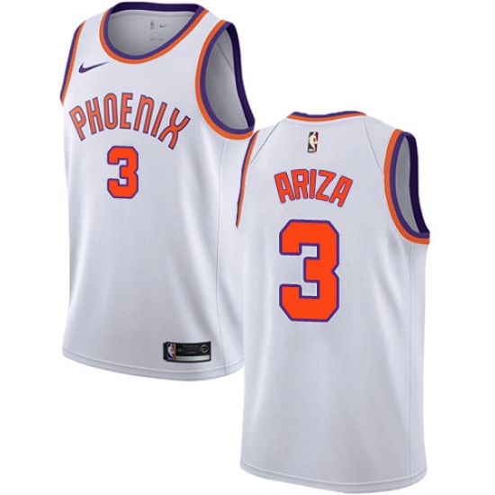 Men's Nike Phoenix Suns #3 Trevor Ariza Swingman White NBA Jersey - Association Edition - Ujersey