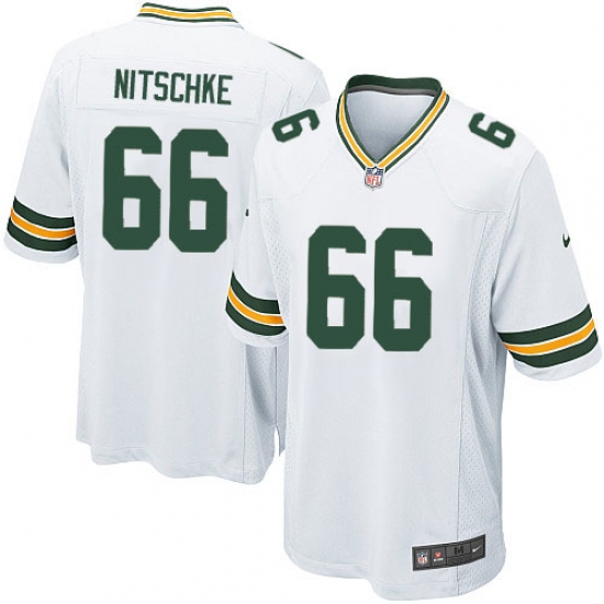 Men's Nike Green Bay Packers #66 Ray Nitschke Game White NFL Jersey - Ujersey