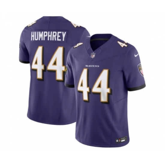 Men's Baltimore Ravens #44 Marlon Humphrey Purple 2023 F.U.S.E Vapor Jersey - Ujersey