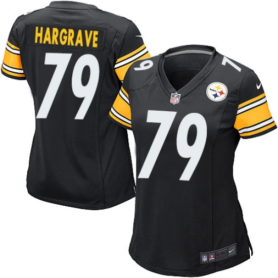 Women's Nike Pittsburgh Steelers #79 Javon Hargrave Game Black Team Color NFL Jersey - Ujersey