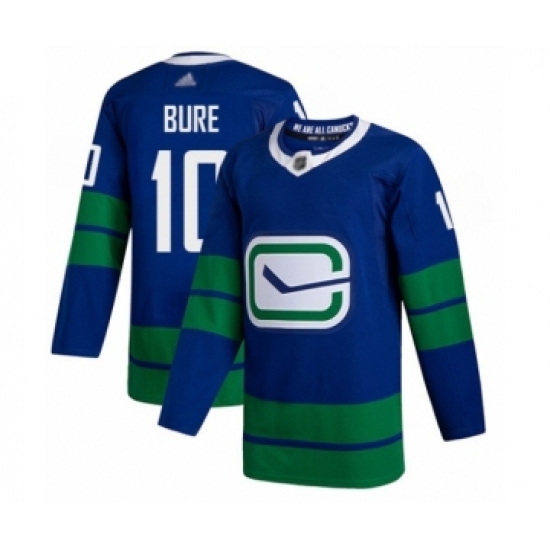 Youth Vancouver Canucks #10 Pavel Bure Authentic Royal Blue Alternate Hockey Jersey
