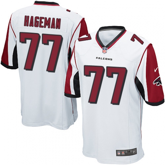 Men's Nike Atlanta Falcons #77 Ra'Shede Hageman Game White NFL Jersey - Ujersey