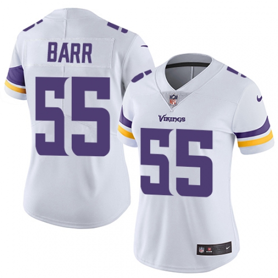 Women's Nike Minnesota Vikings #55 Anthony Barr White Vapor Untouchable Limited Player NFL Jersey - Ujersey