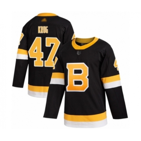 Youth Boston Bruins #47 Torey Krug Authentic Black Alternate Hockey Jersey - Ujersey