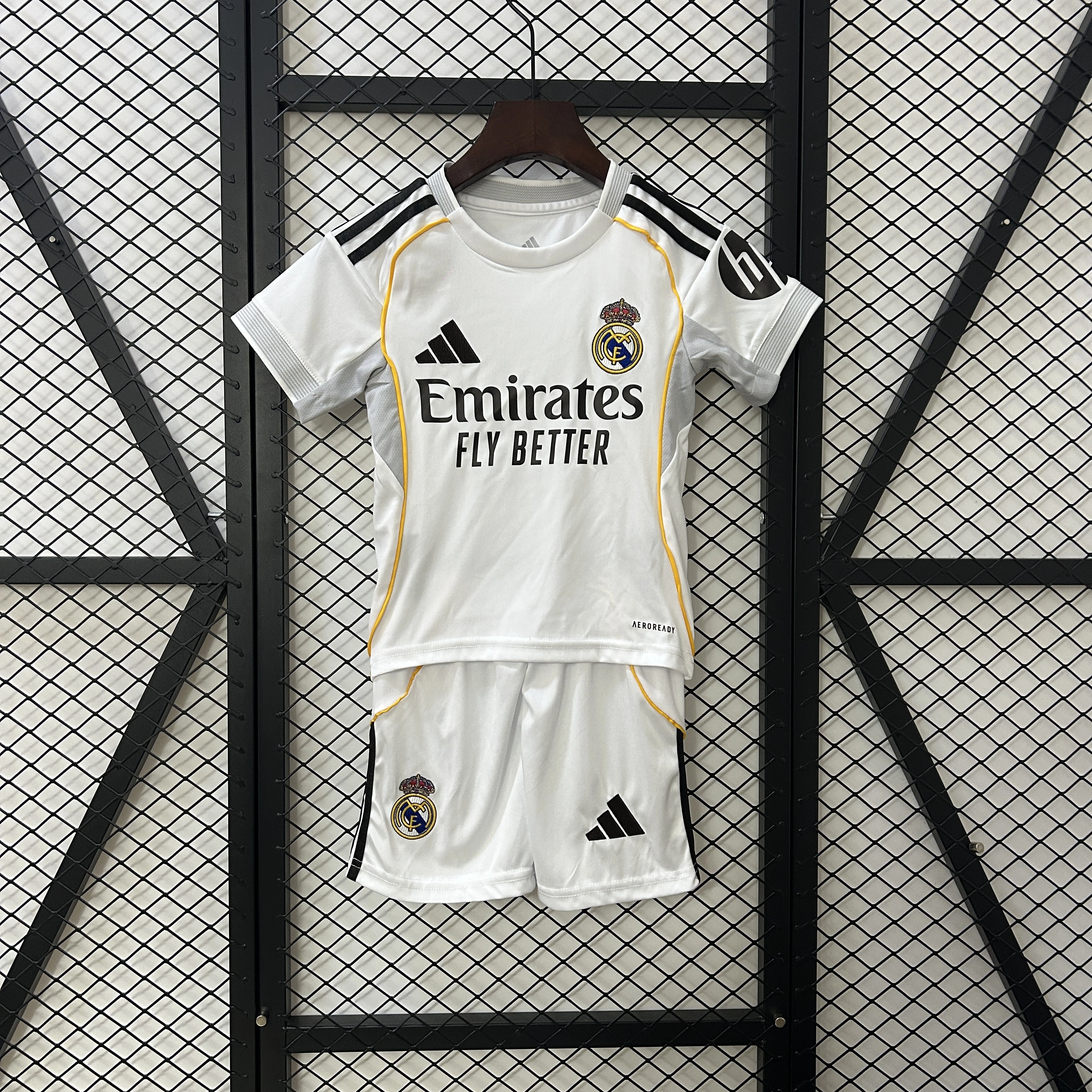 Real Madrid Soccer Jersey Home Kids Kit Jersey+Shorts 2025/26 - U-jersey