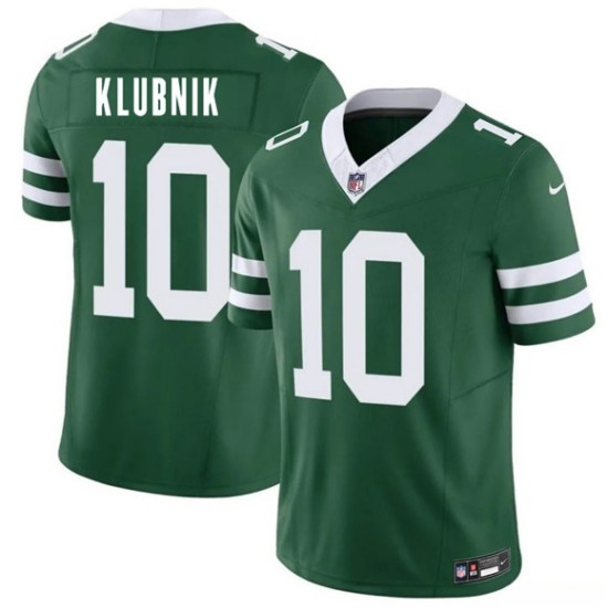 Men's New York Jets #10 Cade Klubnik Green 2026 Draft F.U.S.E. Vapor Untouchable Limited Football Stitched Jersey - Ujersey