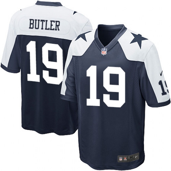 Men's Nike Dallas Cowboys #19 Brice Butler Game Navy Blue Throwback Alternate NFL Jersey - Ujersey