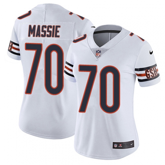 Women's Nike Chicago Bears #70 Bobby Massie Elite White NFL Jersey - Ujersey