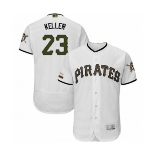 Men's Pittsburgh Pirates #23 Mitch Keller White Alternate Authentic Collection Flex Base Baseball Player Jersey - Ujersey