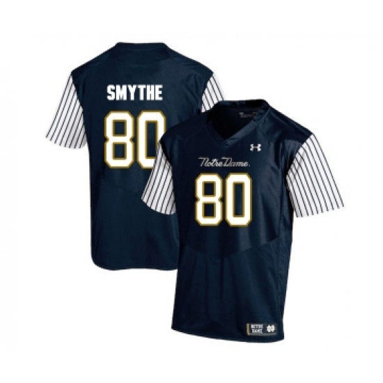 Notre Dame Fighting Irish 80 Durham Smythe Navy College Football Jersey - Ujersey