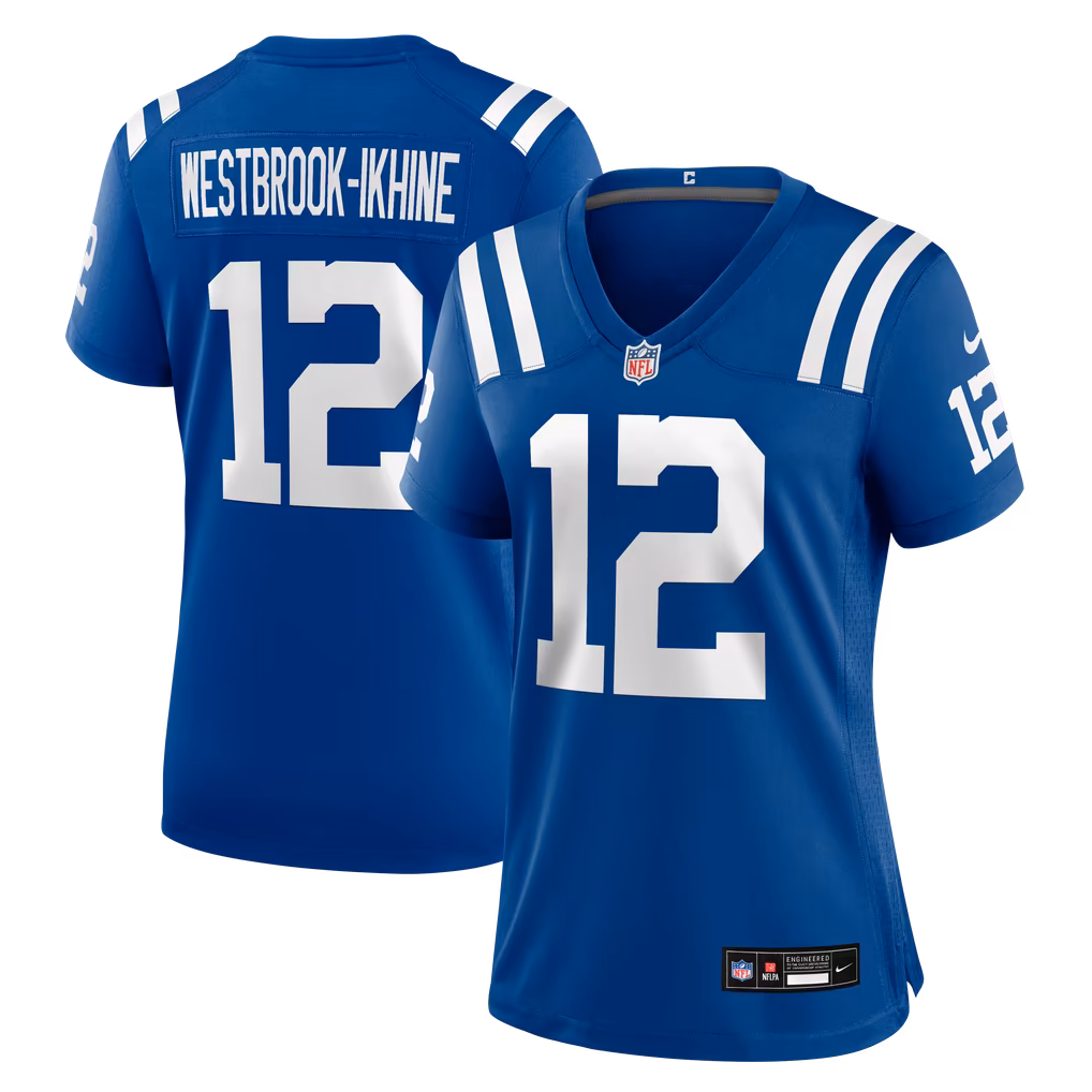 Women's Indianapolis Colts Nick Westbrook-Ikhine Nike Royal Team Game Jersey - ujerseystore