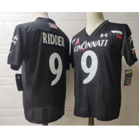Men's Cincinnati Bearcats #9 Desmond Ridder Alumni Black NCAA Jersey College Football - Ujersey