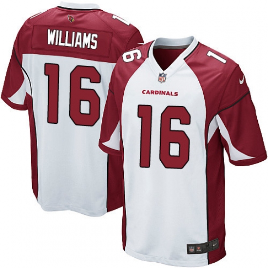 Men's Nike Arizona Cardinals #16 Chad Williams Game White NFL Jersey - Ujersey