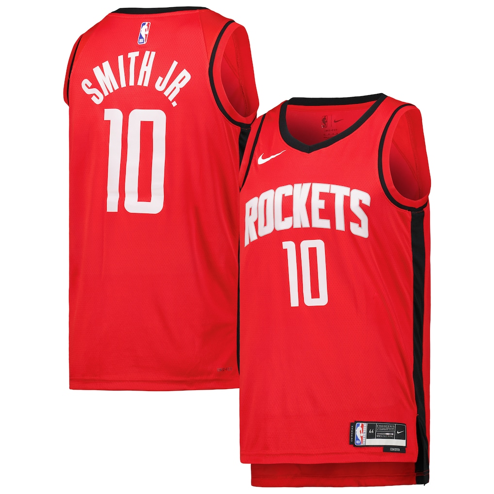 Unisex Houston Rockets Jabari Smith Jr. Nike Red Swingman Jersey - Icon Edition - ujerseystore