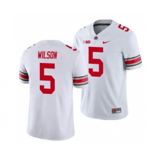Men's Ohio State Buckeyes Garrett Wilson White Game College Football Jersey - Ujersey