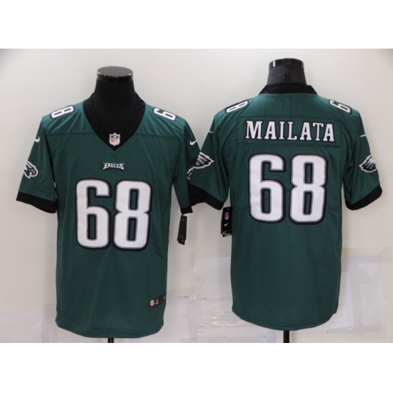 Men's Philadelphia Eagles #68 Jordan Mailata Nike Midnight Green Limited Jersey - Ujersey