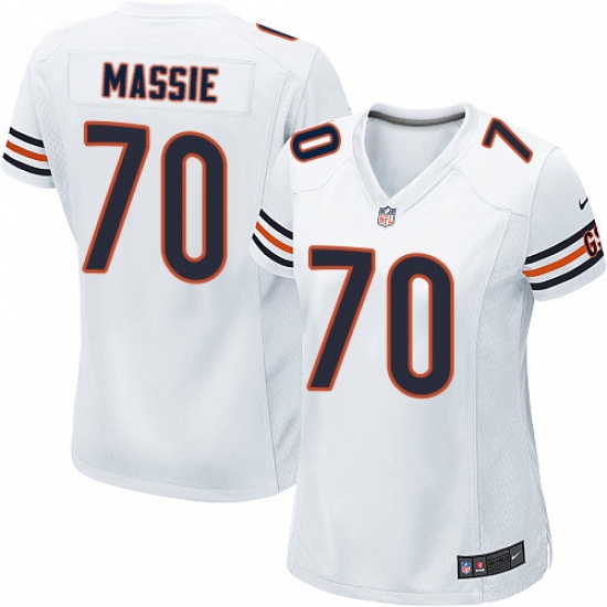 Women's Nike Chicago Bears #70 Bobby Massie Game White NFL Jersey - Ujersey