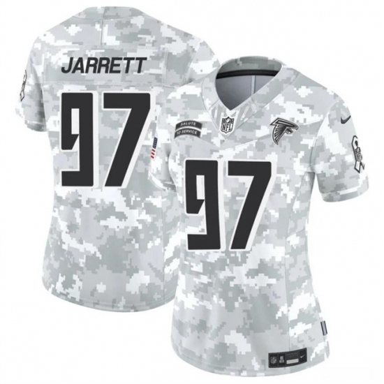 Women's Atlanta Falcons #97 Grady Jarrett 2024 F.U.S.E Arctic Camo Salute To Service Limited Stitched Football Jersey(Run Small) - Ujersey