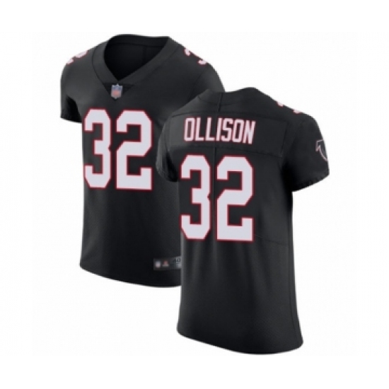 Men's Atlanta Falcons #32 Qadree Ollison Black Alternate Vapor Untouchable Elite Player Football Jersey - Ujersey
