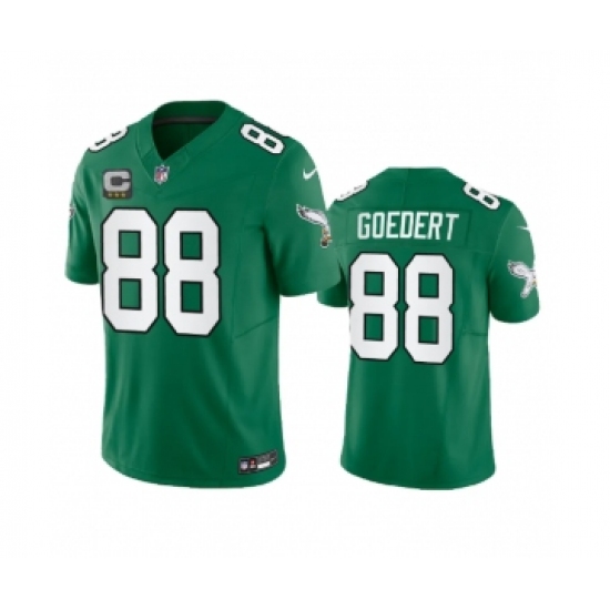 Men's Nike Philadelphia Eagles #88 Dallas Goedert Green 2023 F.U.S.E. C Vapor Untouchable Stitched Football Jersey - Ujersey