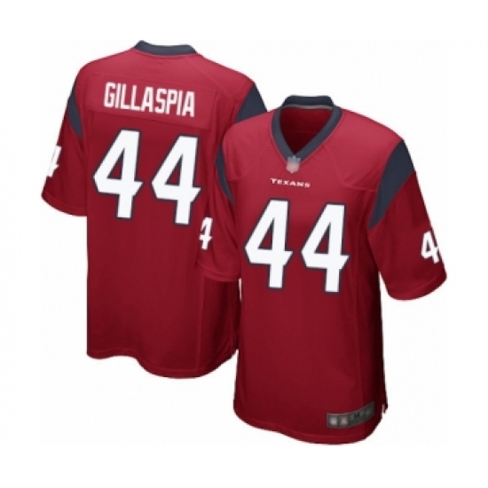 Men's Houston Texans #44 Cullen Gillaspia Game Red Alternate Football Jersey - Ujersey