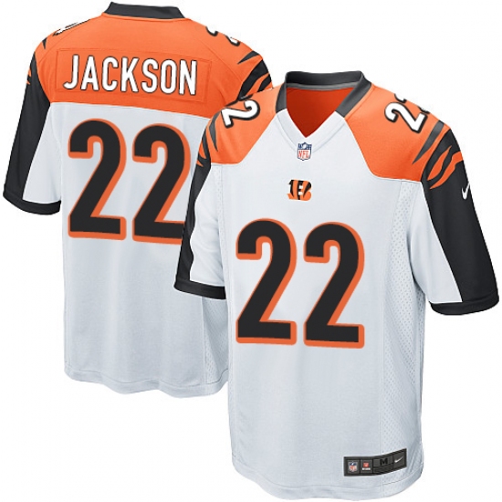 Men's Nike Cincinnati Bengals #22 William Jackson Game White NFL Jersey - Ujersey