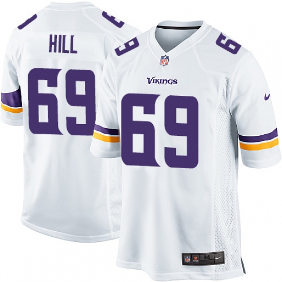 Men's Nike Minnesota Vikings #69 Rashod Hill Game White NFL Jersey - Ujersey