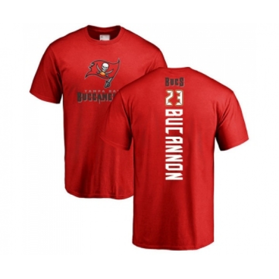 Football Tampa Bay Buccaneers #23 Deone Bucannon Red Backer T-Shirt - Ujersey
