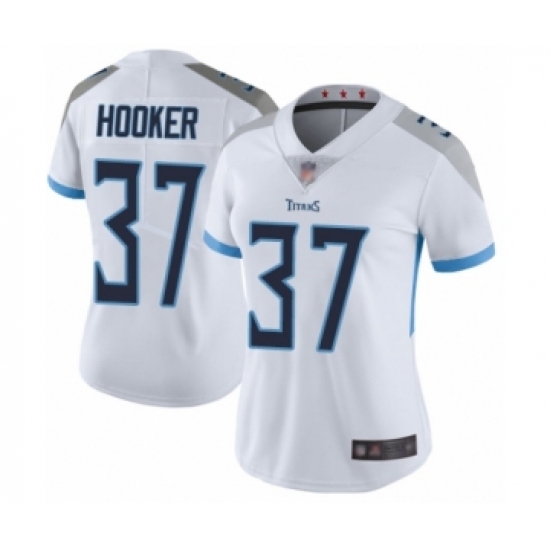 Women's Tennessee Titans #37 Amani Hooker White Vapor Untouchable Limited Player Football Jersey - Ujersey