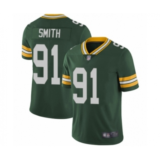 Youth Green Bay Packers #91 Preston Smith Green Team Color Vapor Untouchable Limited Player Football Jersey - Ujersey