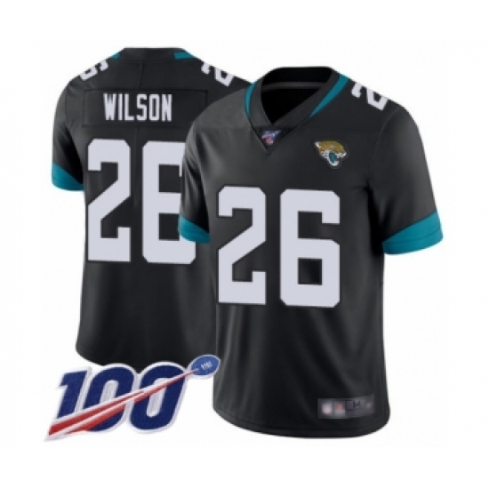 Youth Jacksonville Jaguars #26 Jarrod Wilson Black Team Color Vapor Untouchable Limited Player 100th Season Football Jersey - Ujersey