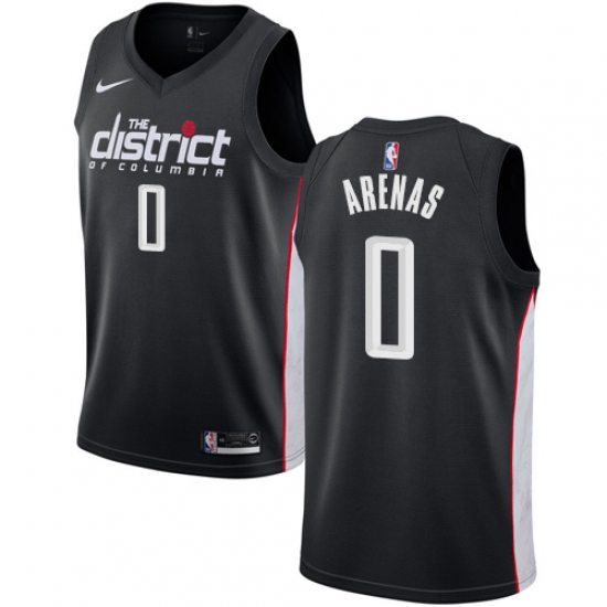 Women's Nike Washington Wizards #0 Gilbert Arenas Swingman Black NBA Jersey - City Edition - Ujersey