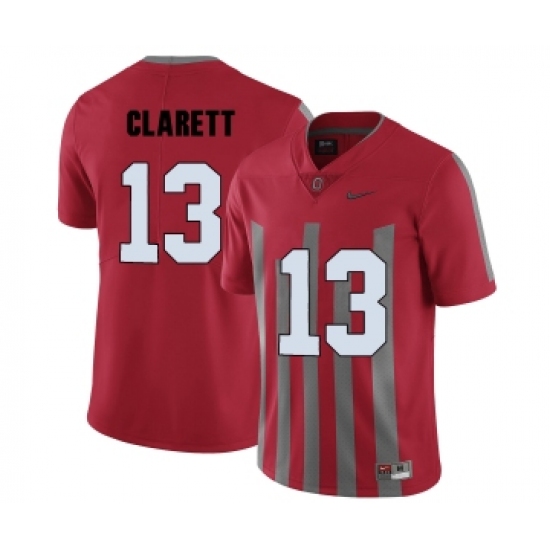 Ohio State Buckeyes 13 Maurice Clarett Red Elite College Football Jersey - Ujersey