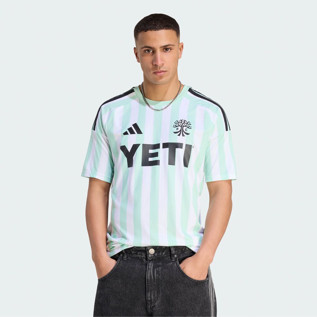 Men's Austin FC adidas White 2026 The Rooted Kit Replica Jersey - Ujersey