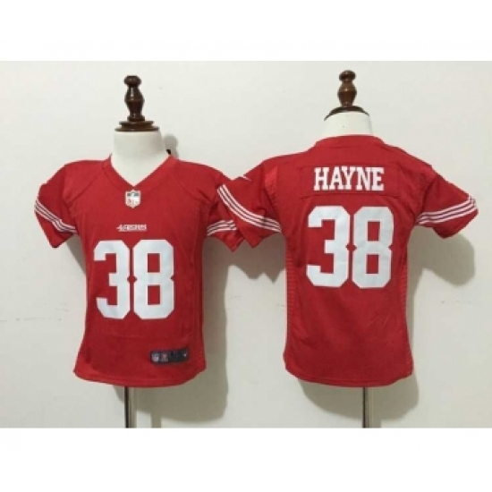 Nike San Francisco 49ers #38 Jarryd Hayne Red Toddlers Jersey - Ujersey
