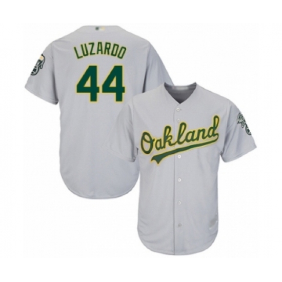Youth Oakland Athletics #44 Jesus Luzardo Authentic Grey Road Cool Base Baseball Player Jersey - Ujersey