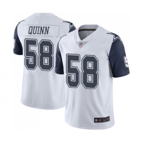 Youth Dallas Cowboys #58 Robert Quinn Limited White Rush Vapor Untouchable Football Jersey - Ujersey