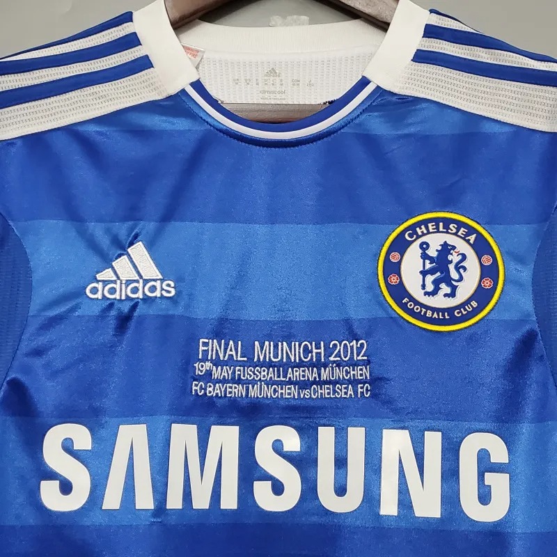 Chelsea Retro Football Jersey Home Shirt UCL Final 2011/12