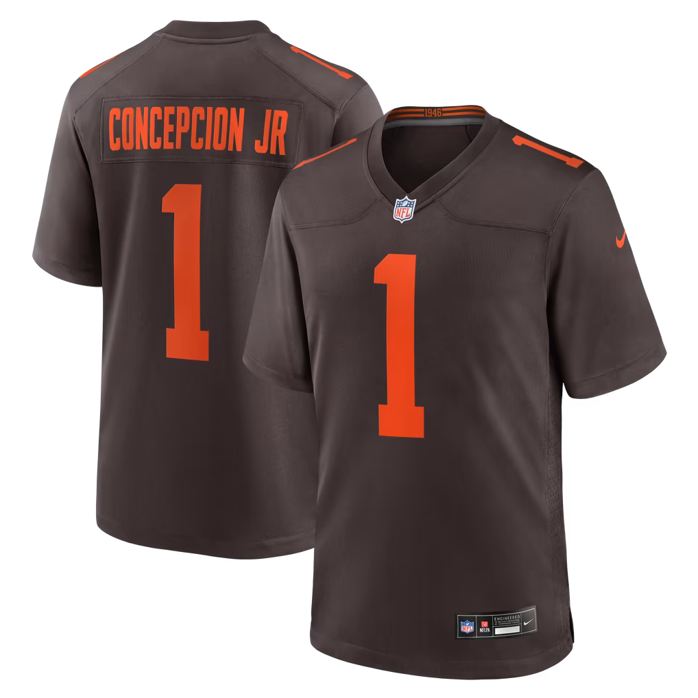 Men's Cleveland Browns KC Concepcion Jr. Nike Brown Alternate Game Jersey - Ujersey