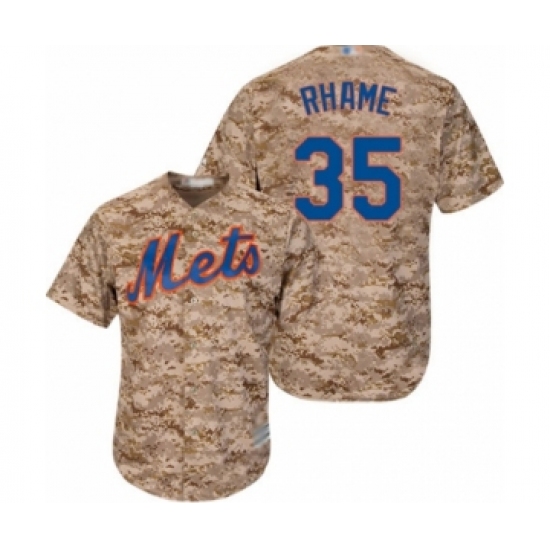 Men's New York Mets #35 Jacob Rhame Authentic Camo Alternate Cool Base Baseball Player Jersey - Ujersey