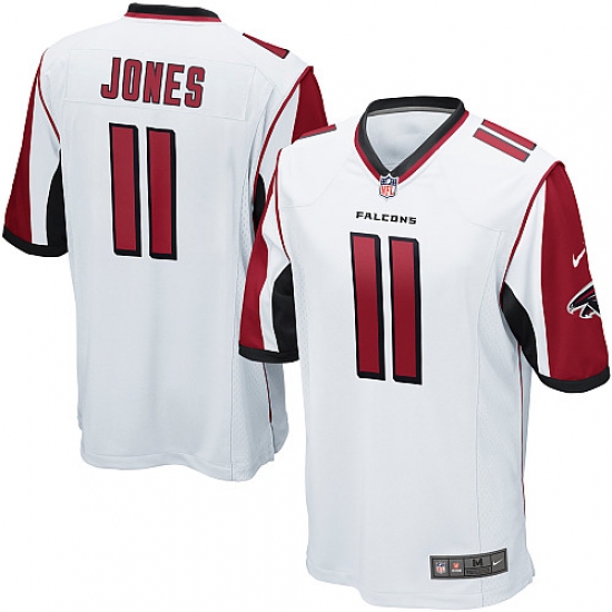 Youth Nike Atlanta Falcons #11 Julio Jones Game White NFL Jersey - Ujersey