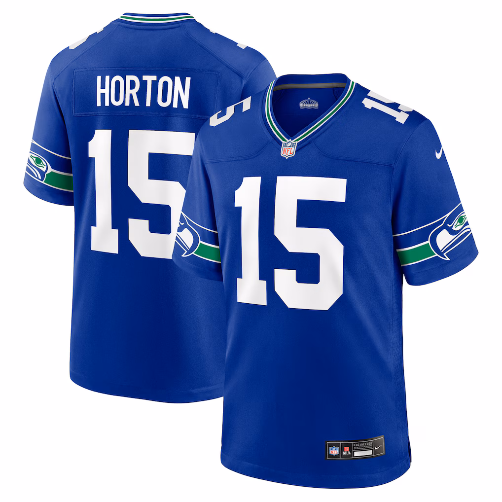 Men's Seattle Seahawks Tory Horton Nike Royal Alternate Game Jersey
