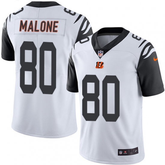 Men's Nike Cincinnati Bengals #80 Josh Malone Limited White Rush Vapor Untouchable NFL Jersey - Ujersey