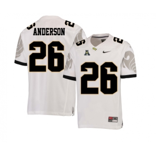 UCF Knights 26 Otis Anderson White College Football Jersey - Ujersey