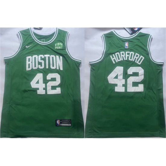 Men's Boston Celtics #42 Al Horford Green Icon Edition Stitched Basketball Jersey - Ujersey