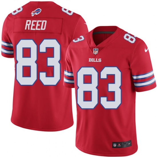Youth Nike Buffalo Bills #83 Andre Reed Limited Red Rush Vapor Untouchable NFL Jersey - Ujersey