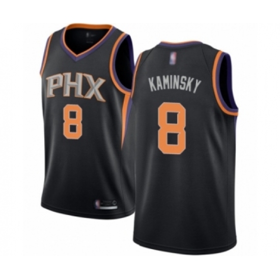 Women's Phoenix Suns #8 Frank Kaminsky Swingman Black Basketball Jersey Statement Edition - Ujersey